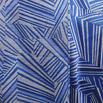 Мебельная ткань Жаккард синий принт 140 см T2-132 варинант исполнения - 2 | Loft Concept в Самаре