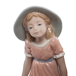 Статуэтка фарфоровая Девушка и маленькая девочка с цветами Charming Statuette варинант исполнения - 2 | Loft Concept в Самаре