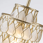 Подвесной светильник с декором из натуральной морской ракушки Iridescent Light варинант исполнения - 5 | Loft Concept в Самаре