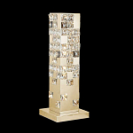 Настольная лампа прямоугольная с мозаичным хрустальным оформлением Sparks of Crystal варинант исполнения - 1 | Loft Concept в Самаре