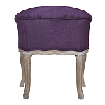 Кресло низкое в стиле прованс Louis French Armchair purple flax варинант исполнения - 3 | Loft Concept в Самаре