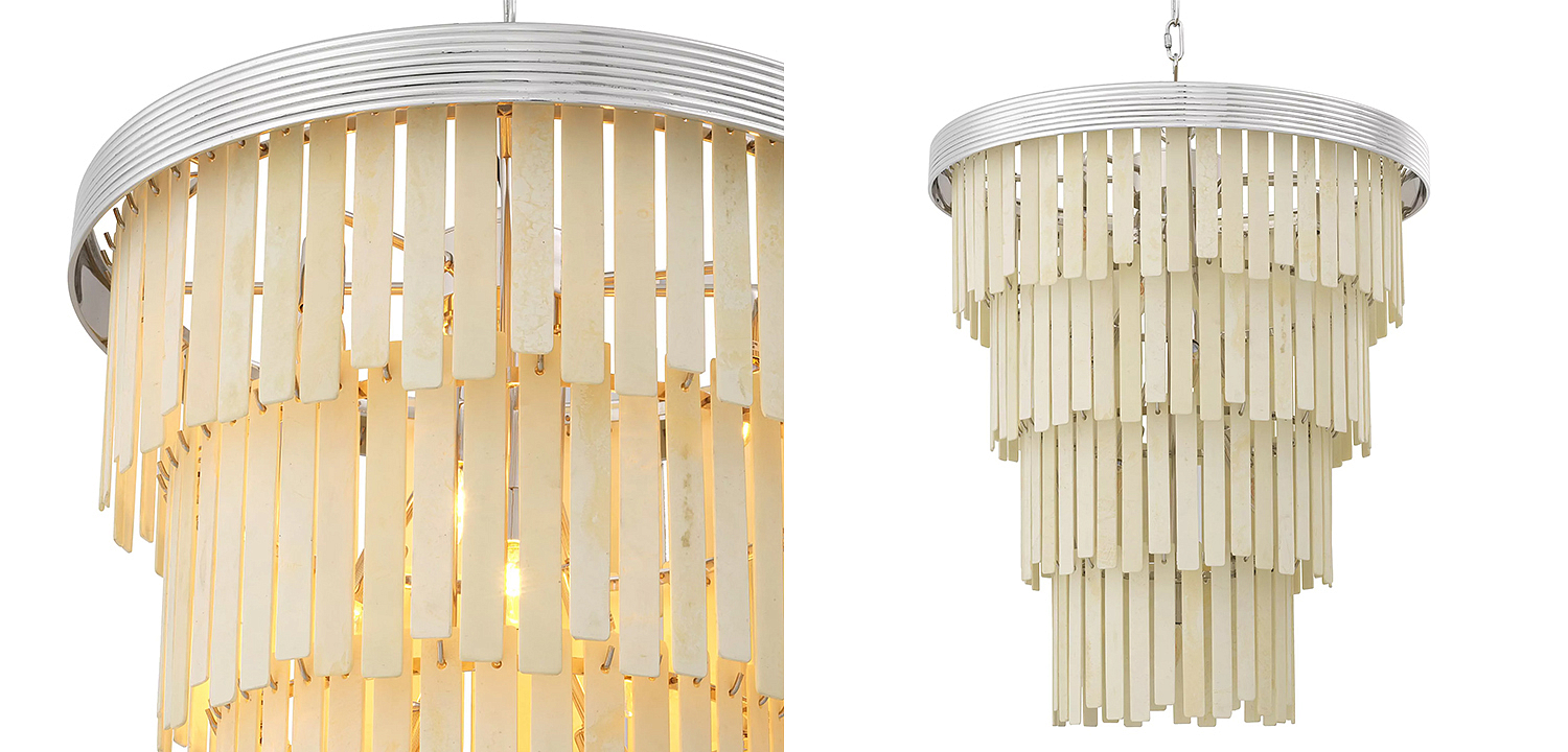 Люстра Eichholtz Chandelier Arizona L Nickel Люстра Eichholtz Chandelier Arizona L Nickel - Loft-Concept в Самаре