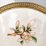 Декоративная ваза из фарфора с бронзовыми вставками Eden Garden варинант исполнения - 3 | Loft Concept в Самаре