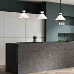 Подвесной светильник с белым стеклянным конусным плафоном Alora Mood варинант исполнения - 7 | Loft Concept в Самаре