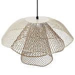Подвесной светильник Beige Gold Mesh Lampshade Hanging Lamp варинант исполнения - 4 | Loft Concept в Самаре