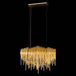 Люстра подвесная с металлическими цепочками и изогнутыми металлическими дугами 72 см Atlantis Chain варинант исполнения - 13 | Loft Concept в Самаре