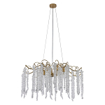 Люстра c подвесками из прозрачного хрусталя Диаметр 85 см FAIRYTREE Light варинант исполнения - 2 | Loft Concept в Самаре