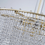 Люстра многоярусная с каскадами кристаллов Crystal Rains варинант исполнения - 8 | Loft Concept в Самаре