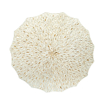 Стол кофейный с отделкой раковинами устриц Coastal Charm варинант исполнения - 3 | Loft Concept в Самаре