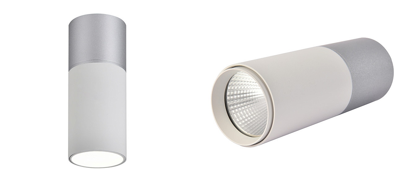 Накладной светодиодный спот Delightfull White&Silver - Loft-Concept в Самаре