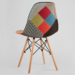 Стул с обивкой в технике пэчворк DSW варинант исполнения - 5 | Loft Concept в Самаре