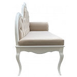 Рекомье со спинкой в стиле прованс Montmartre Provence Ottoman варинант исполнения - 7 | Loft Concept в Самаре