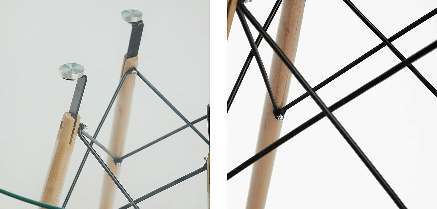 Стол DSW glass table - Loft-Concept в Самаре