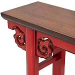 Деревянная консоль в китайском стиле красная Tang Console Table варинант исполнения - 3 | Loft Concept в Самаре
