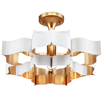 Люстра фигурная в сочетании белого и золотого цвета Shapes Inspired by Nature варинант исполнения - 2 | Loft Concept в Самаре