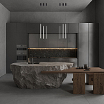 Подвсеной светильник светодиодный металлический цилиндрической формы черный Trumpet tube варинант исполнения - 4 | Loft Concept в Самаре