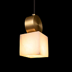 Подвесной светильник светодиодный с квадратным плафоном Stone Helios варинант исполнения - 2 | Loft Concept в Самаре