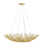 Люстра в форме золотой чаши из кораллов Coral Decor варинант исполнения - 2 | Loft Concept в Самаре