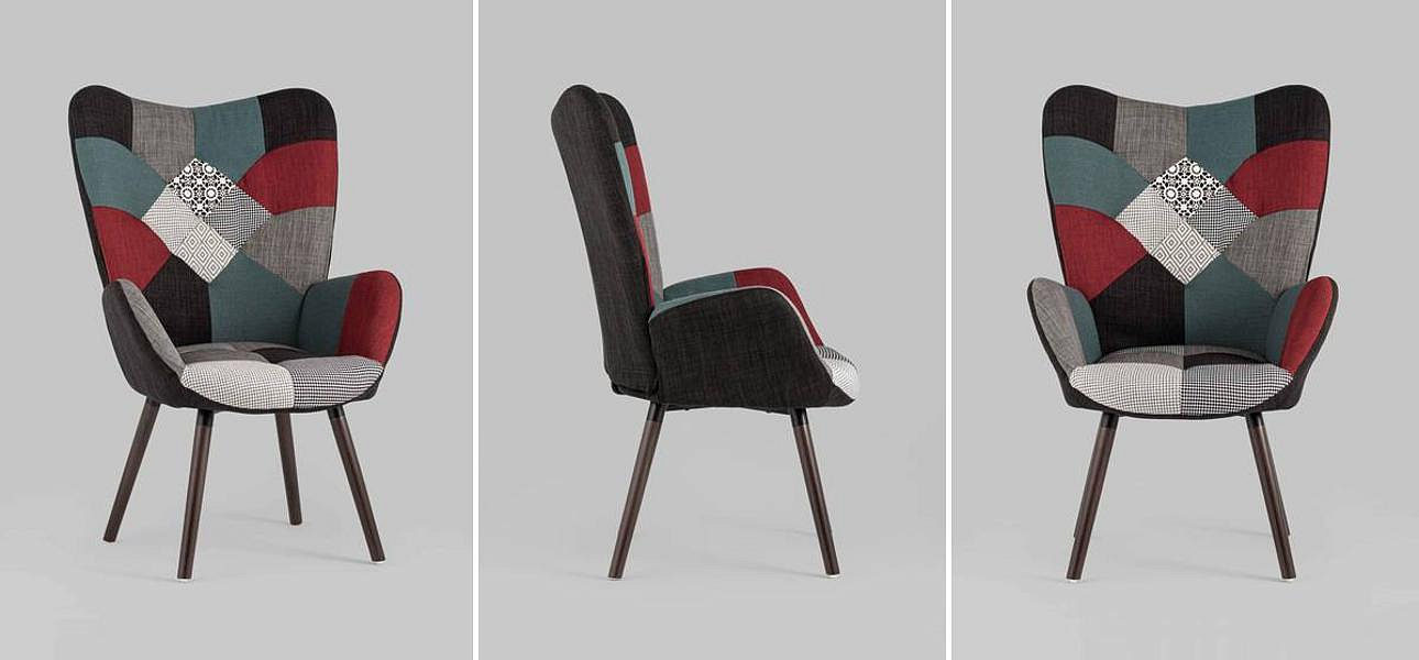 Полукресло Печворк Grandee Chair Полукресло Печворк Grandee Chair - Loft-Concept в Самаре