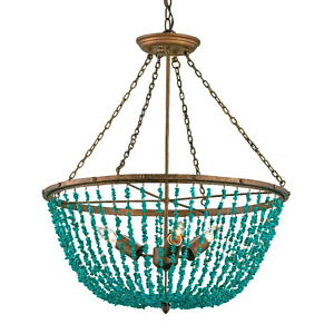 Люстра Turquoise Stone Chandelier