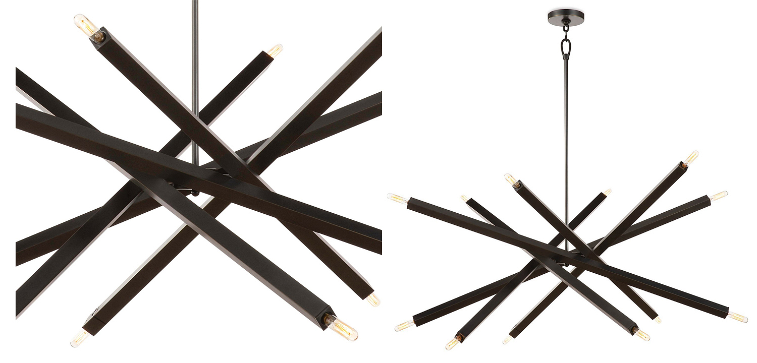 Люстра Blathmac Black Chandelier Люстра Blathmac Black Chandelier - Loft-Concept в Самаре
