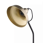 Настольная лампа с плафоном в форме купола в сочетании черного и золотистого цвета Minimalist Execution варинант исполнения - 4 | Loft Concept в Самаре