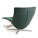 Кресло вращающееся с подставкой для ног зеленое Verdante варинант исполнения - 4 | Loft Concept в Самаре