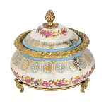 Шкатулка фарфоровая с цветочной росписью Eden Garden варинант исполнения - 1 | Loft Concept в Самаре