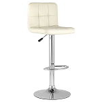 Барный стул с сиденьем молочного цвета Honory варинант исполнения - 1 | Loft Concept в Самаре