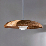 Люстра круглая из ротанга Long Lasting Chandelier варинант исполнения - 2 | Loft Concept в Самаре