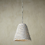 Подвесной светильник белый металлический в форме купола White Natural Lines варинант исполнения - 2 | Loft Concept в Самаре