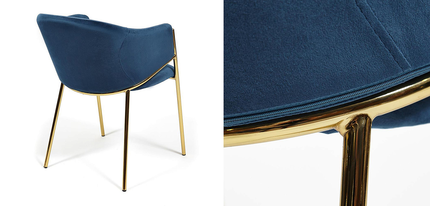 Стул Dolores blue velvet - Loft-Concept в Самаре