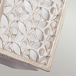 Бра прямоугольное в серебрянном цвете с ажурной решеткой Feiss варинант исполнения - 5 | Loft Concept в Самаре