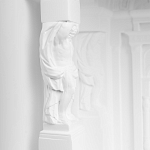 Встраиваемый в стену гипсовый светильник под покраску с колоннами и арками в античном стиле Antiquity Athena варинант исполнения - 12 | Loft Concept в Самаре