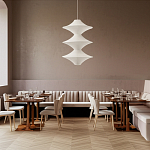 Подвесной вязаный белый светильник «Звезда Востока 03» варинант исполнения - 3 | Loft Concept в Самаре