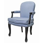 Кресло Aubrey Classical Armchair blue flax варинант исполнения - 3 | Loft Concept в Самаре