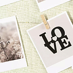 Рамка для фото с подсветкой c деревянными прищепками в комплекте Photo Backlight варинант исполнения - 4 | Loft Concept в Самаре