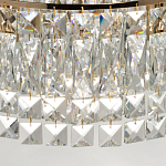 Потолочный светильник круглый с прозрачными подвесками Lunet варинант исполнения - 8 | Loft Concept в Самаре