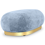 Длинный овальный пуф Ambrose Soft Oval Pouf варинант исполнения - 3 | Loft Concept в Самаре