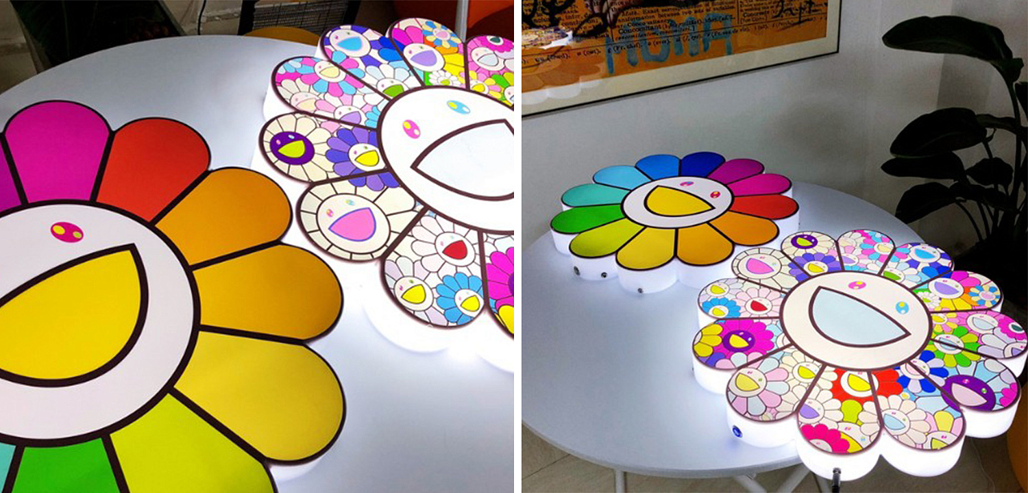 Светильник разноцветный подсолнух Takashi Murakami 2 Светильник разноцветный подсолнух Takashi Murakami 2 - Loft-Concept в Самаре
