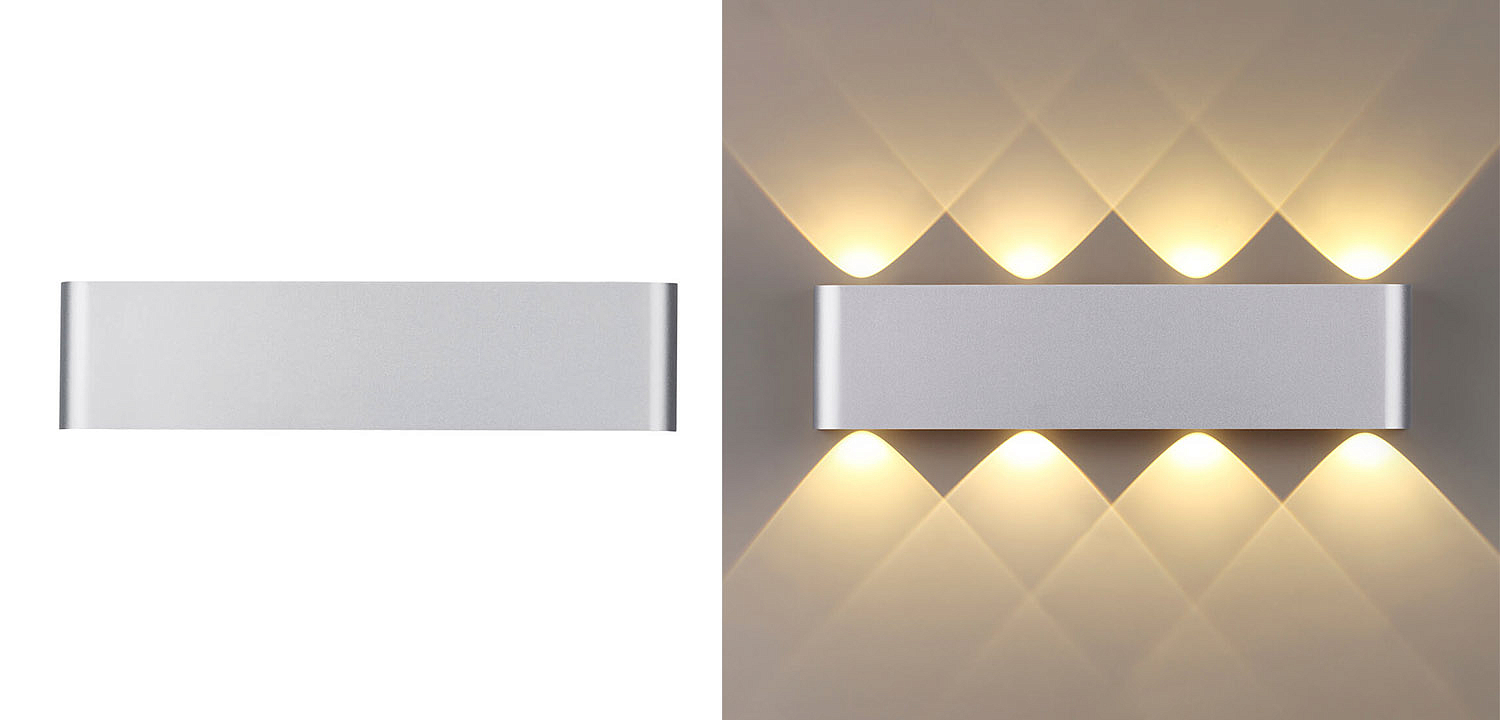 Бра Obverse Silver Rectangle B Wall lamp Бра Obverse Silver Rectangle B Wall lamp - Loft-Concept в Самаре