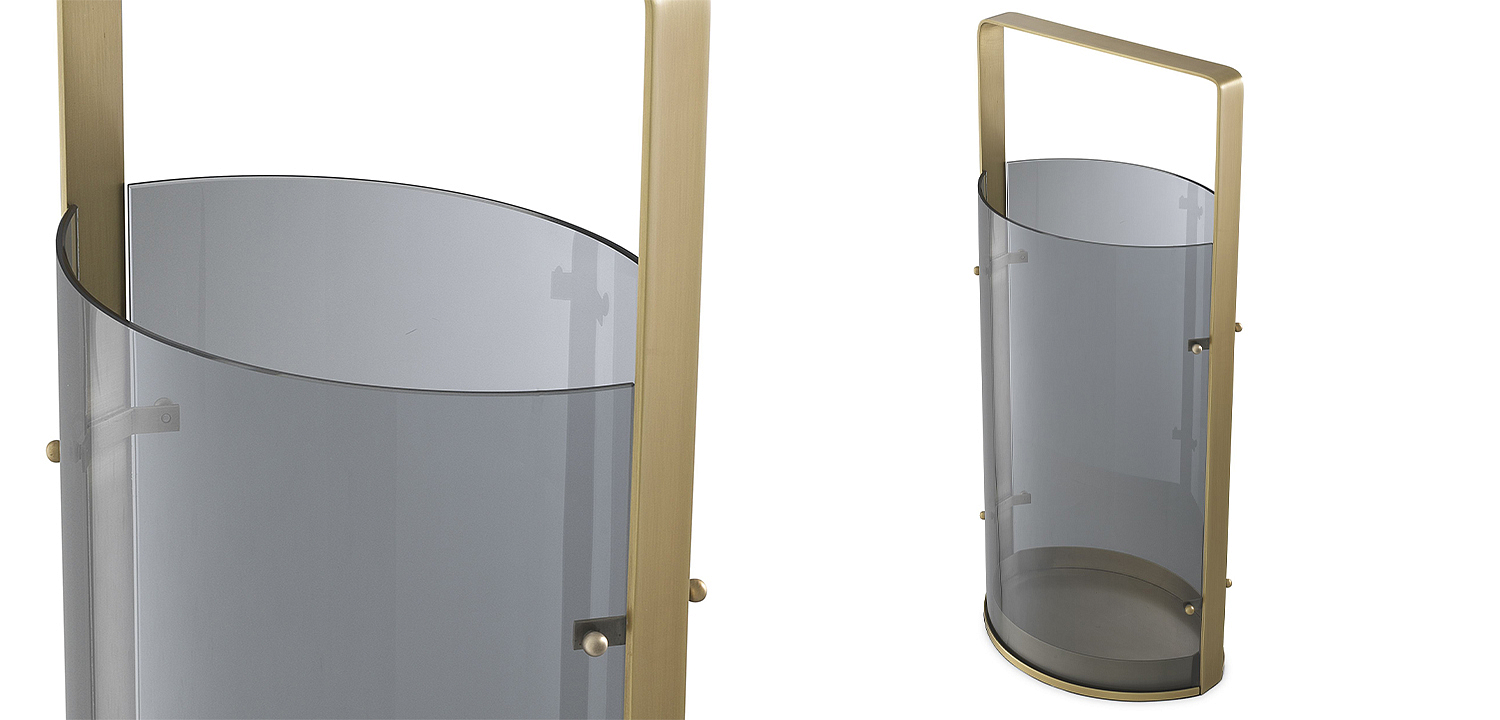 Подсвечник Eichholtz Hurricane Reid L Brass Подсвечник Eichholtz Hurricane Reid L Brass - Loft-Concept в Самаре