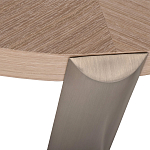 Столик журнальный с низкой круглой столешницей Wood Grain варинант исполнения - 2 | Loft Concept в Самаре