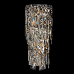 Бра с каскадом из прозрачного хрусталя и корпусом из металла цвета хром Constant Sparks варинант исполнения - 5 | Loft Concept в Самаре