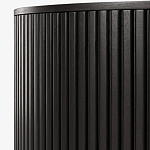 Черный приставной стол с местом для хранения Smart Textured Table варинант исполнения - 3 | Loft Concept в Самаре