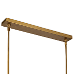 Люстра линейная полукруглой формы Wooden Horseshoe варинант исполнения - 5 | Loft Concept в Самаре