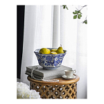 Чаша белая с синим цветочным узором Chino Dishes варинант исполнения - 2 | Loft Concept в Самаре