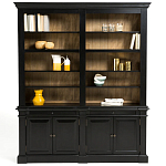 Витрина из массива сосны Sterling Showcase Black варинант исполнения - 2 | Loft Concept в Самаре