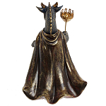 Подсвечник в виде дракона Dragon candlestick Brown Gold варинант исполнения - 3 | Loft Concept в Самаре