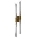 Бра с двумя цилиндрическими матовыми плафонами на круглом основании Delta Light варинант исполнения - 1 | Loft Concept в Самаре